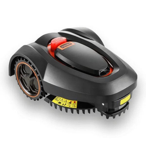 Robot tondeuse – FUXTEC FX-RB218 jusqu’à 600m² – capteur de pluie et de choc